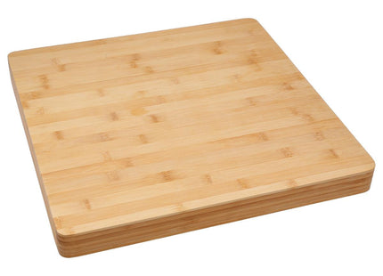 Tabla de cortar cuadrada de bambú - 100177B