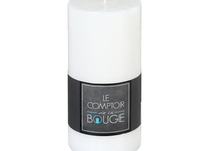 Vela redonda rústica A14cm Blanco - 103114