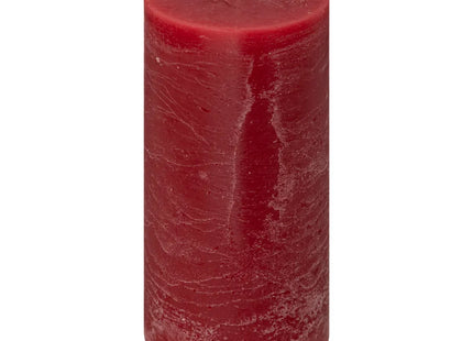 Vela redonda "Olia" roja 6,8x14cm - 103119