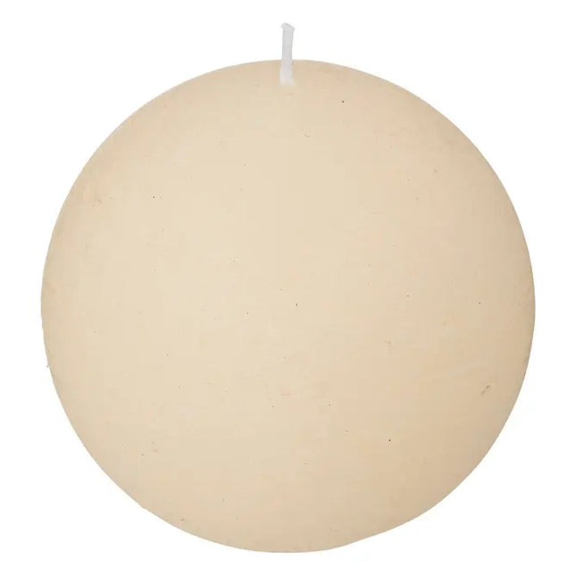 Vela esférica "Olia", 10 cm de diámetro, blanco marfil  - 103133
