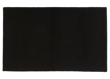 Alfombra lisa 50x80 negro - 104378