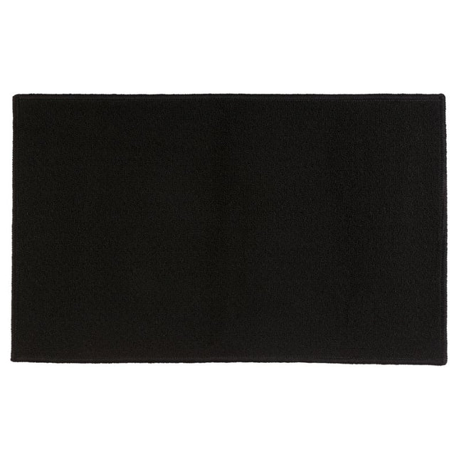 Alfombra lisa 50x80 negro - 104378