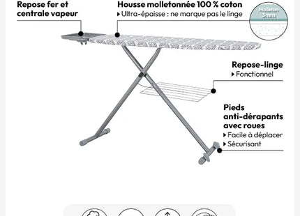 Tabla de planchar de acero “Diamant” - 104503