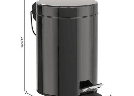 Basurero  de baño de 3 litros con pedal - 105613