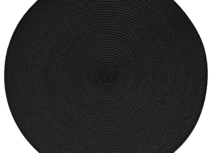 Individual redondo D38 negro - 108120B