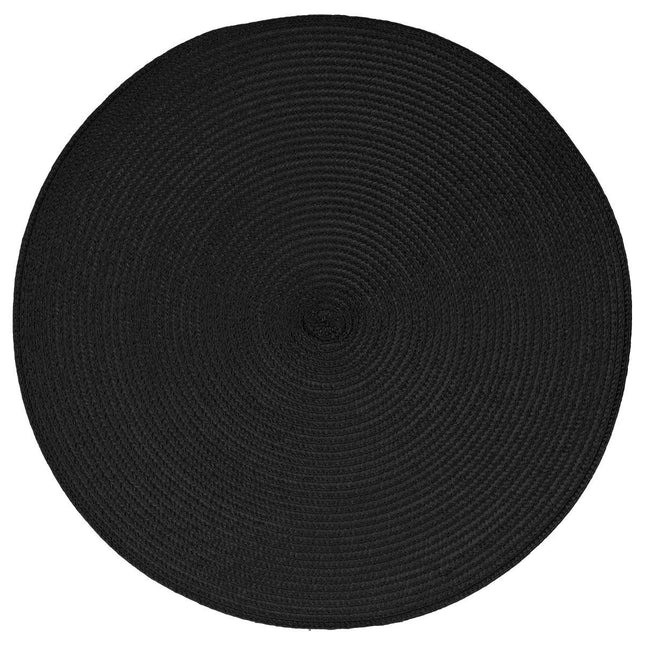 Individual redondo D38 negro - 108120B