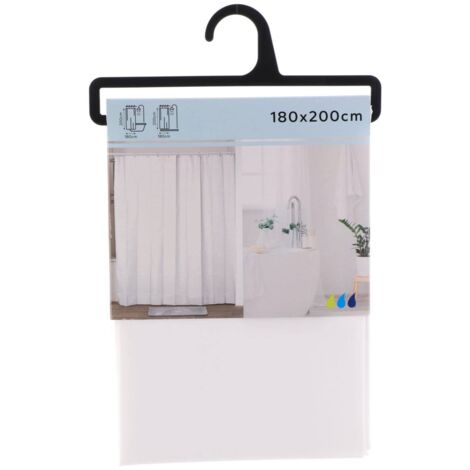 CORTINA DE DUCHA PEVA 180X200 CM  BLANCO - 1101100