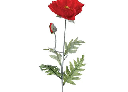 Amapola artificial, 70 cm de altura - 110349