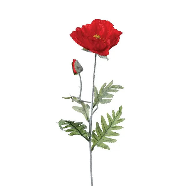 Amapola artificial, 70 cm de altura - 110349