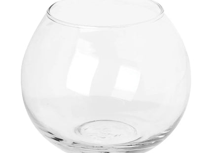 Portavelas de cristal redondo grande para té, 10 cm - 110367