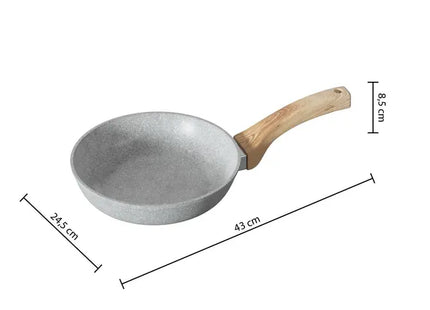 Sartén "Nature" de 24 cm de diámetro, fabricada en aluminio forjado - 111001A
