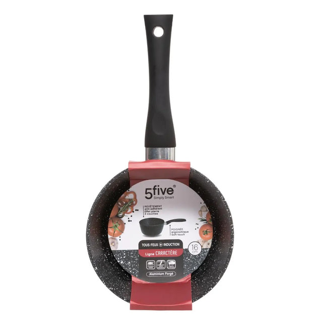 Cacerola de aluminio D16cm forjado aspecto piedra Línea "Nature" - 111005