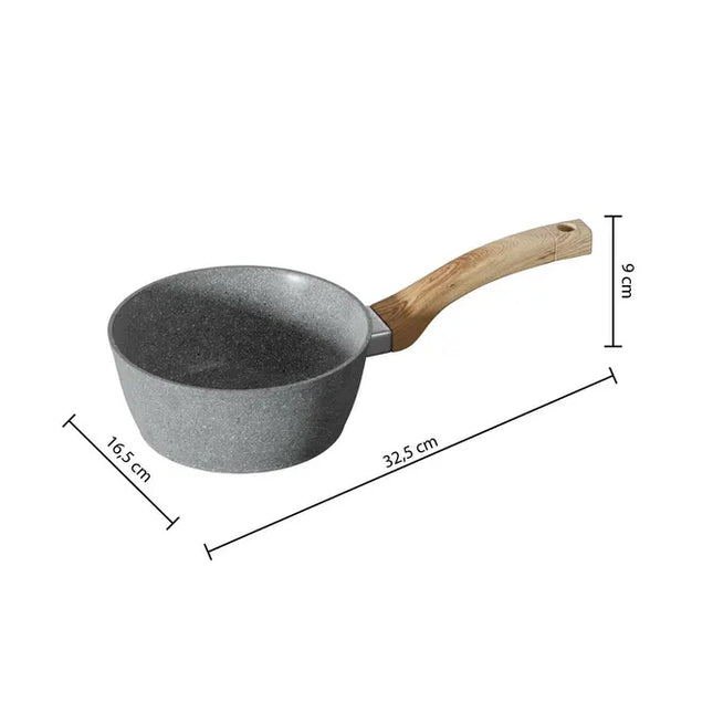 Cacerola "Nature" de 16 cm de diámetro, fabricada en aluminio forjado - 111005A