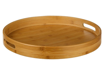 Bandeja redonda de bambú 40cm - 111537