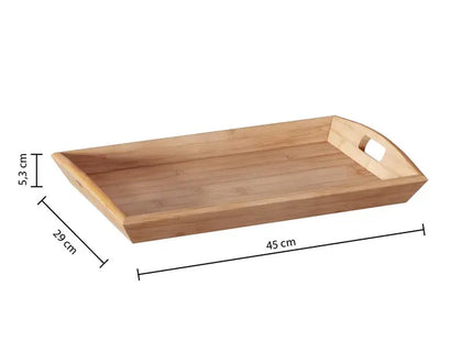Bandeja de bambú de 44x29 cm - 111539A
