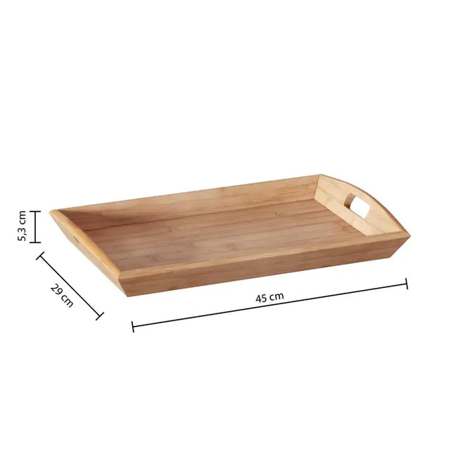 Bandeja de bambú de 44x29 cm - 111539A