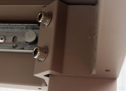 Mesa rectangular fija "MAJUNGA" Taupe 160x95x75cm - 112005