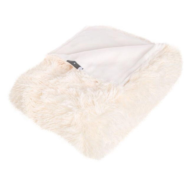 Frazada de pelo beige 120x160 - 112717A