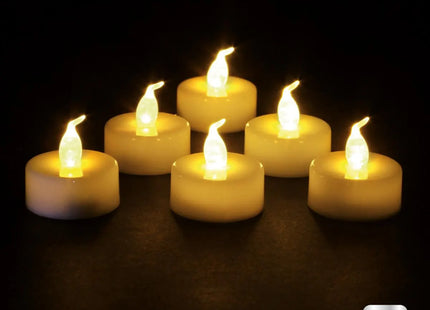 Velas LED "Navidad Colorama" juego de 6 velas - 113358