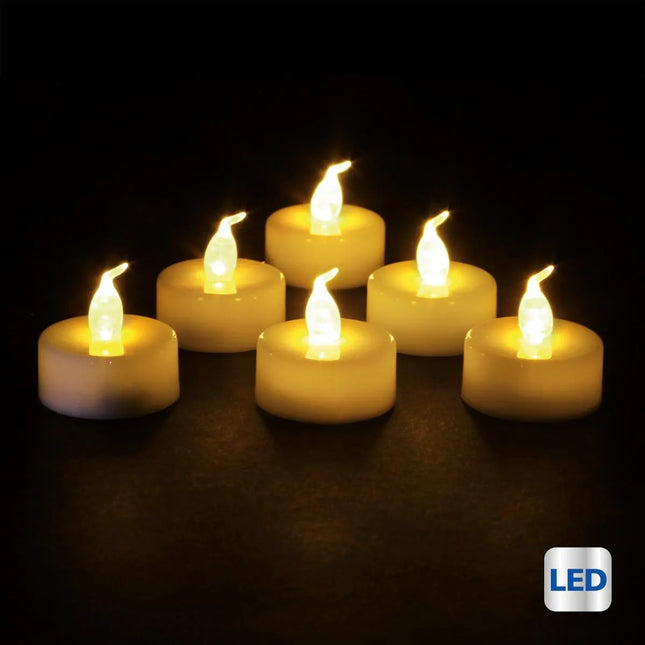Velas LED "Navidad Colorama" juego de 6 velas - 113358