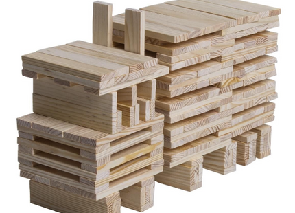 Juego de Tableros de madera 200 piezas - 114059