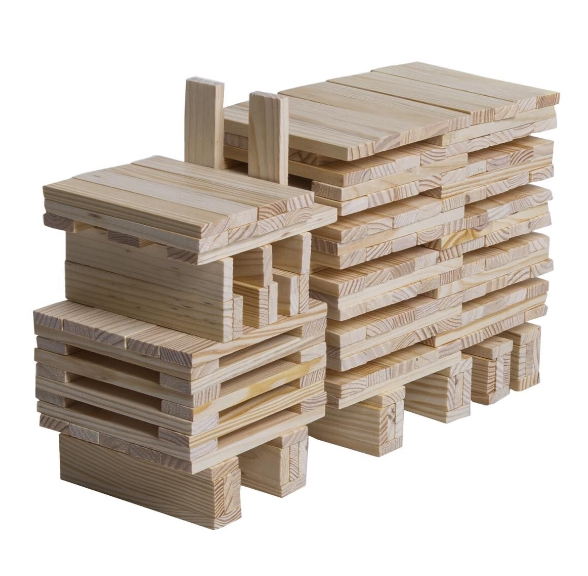 Juego de Tableros de madera 200 piezas - 114059