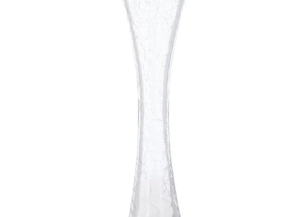 Jarrón "Soliflore" 30 cm de alto, de cristal craquelado - 114790