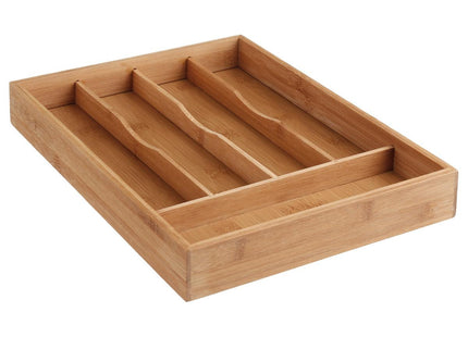 Organizador de cubiertos de bambú 34x25cm - 115242