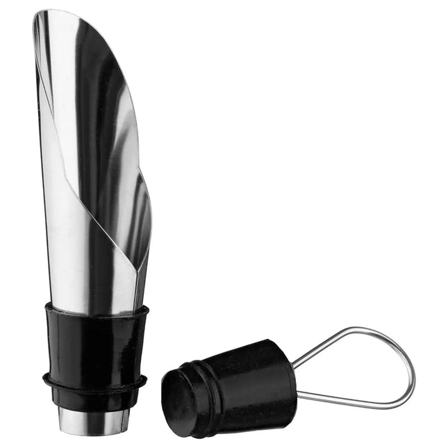 Vertedor de vino de metal inox - 115952A