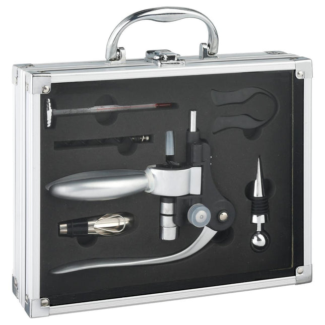 Set sommelier 6 piezas en estuche de aluminio - 115955
