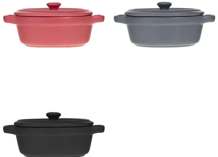 Mini cazuela 8,5x11cm en loza - 115960A