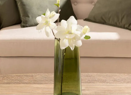 Tallo de magnolia artificial blanca, 83 cm de altura - 116021