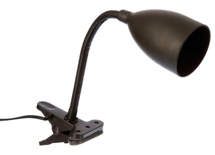 Velador con pinza "Sily" negro A43cm - 116178A