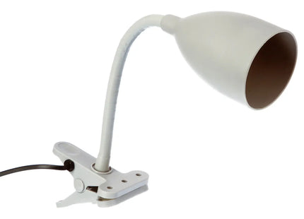 Velador con pinza "Sily" gris A43cm - 116178B