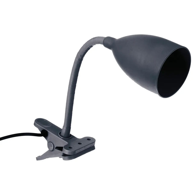 Velador con pinza "Sily" azul tormenta A43cm - 116178F