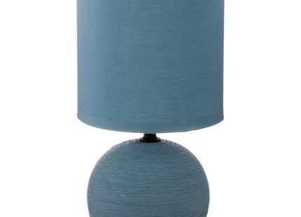 Velador de bola de cerámica "Timéo" con rayas azules A25 - 116289O