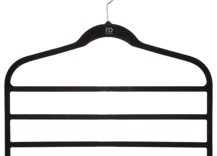 Set de 2 perchas de fieltro negro - 116874