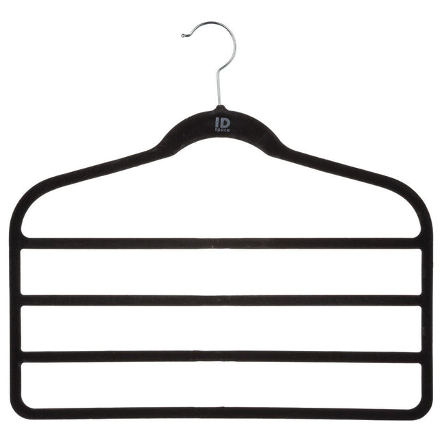 Set de 2 perchas de fieltro negro - 116874