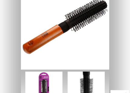 Cepillo de pelo con mango de madera - 116977A
