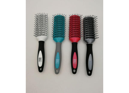 1 cepillo de goma y metal con cabeza rectangular -  116978A