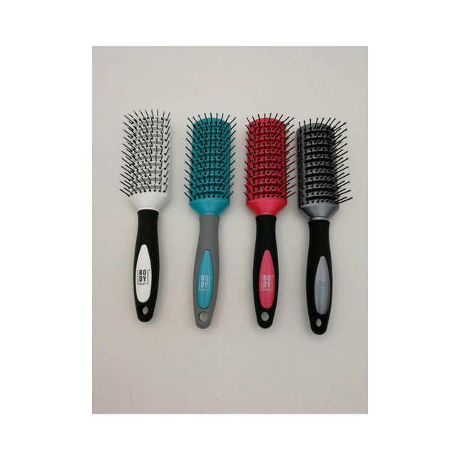 1 cepillo de goma y metal con cabeza rectangular -  116978A