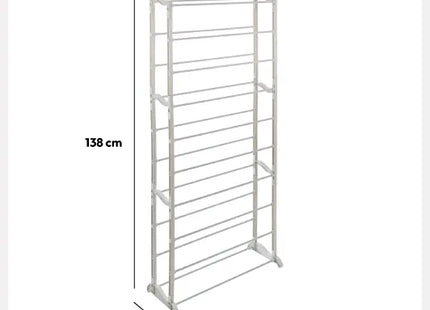 Organizador de zapatos 30 pares de metal A138cm - 117035