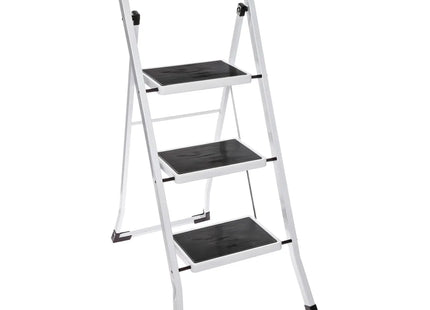 Escalera plegable de metal de 3 peldaños A105cm - 117089
