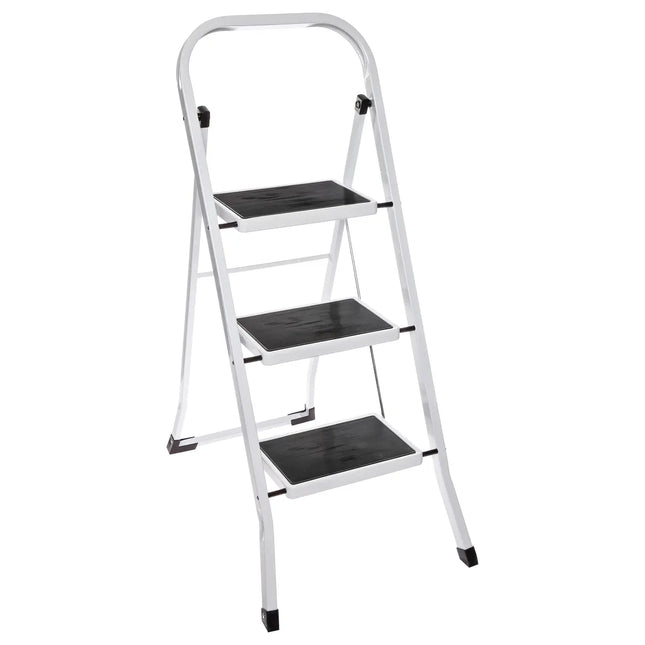 Escalera plegable de metal de 3 peldaños A105cm - 117089