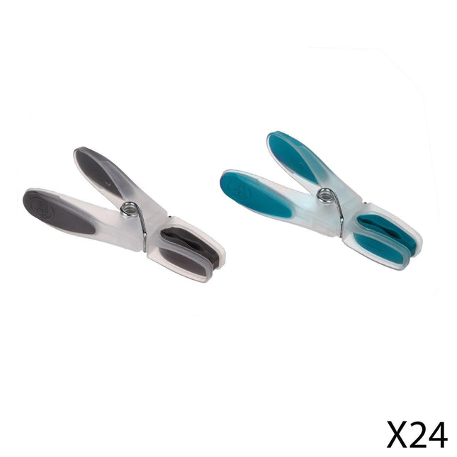 Lote de pinzas x24 de goma - 117292