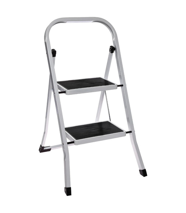 Escalera metálica 2 peldaños A104cm - 117312