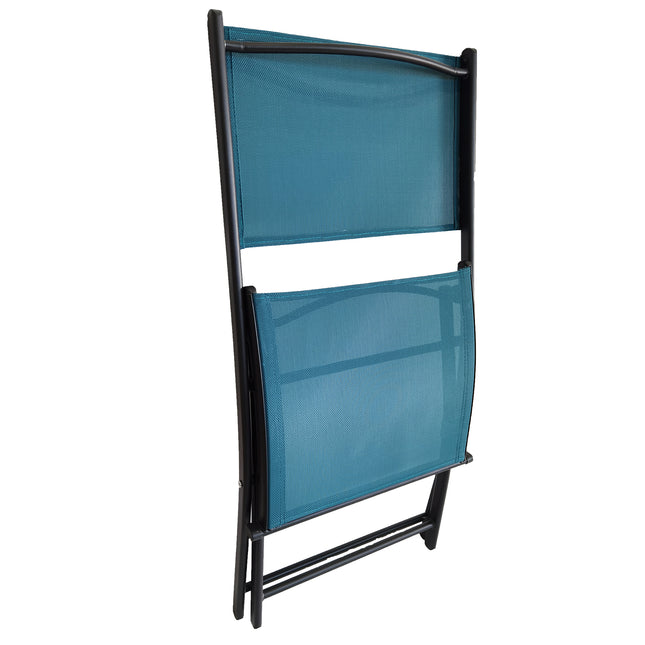 Silla plegable AMBANJA azul eléctrico - 118019