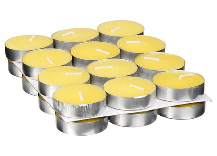 Lote de 24 velas ligeras de té de citronela - 118376BOX