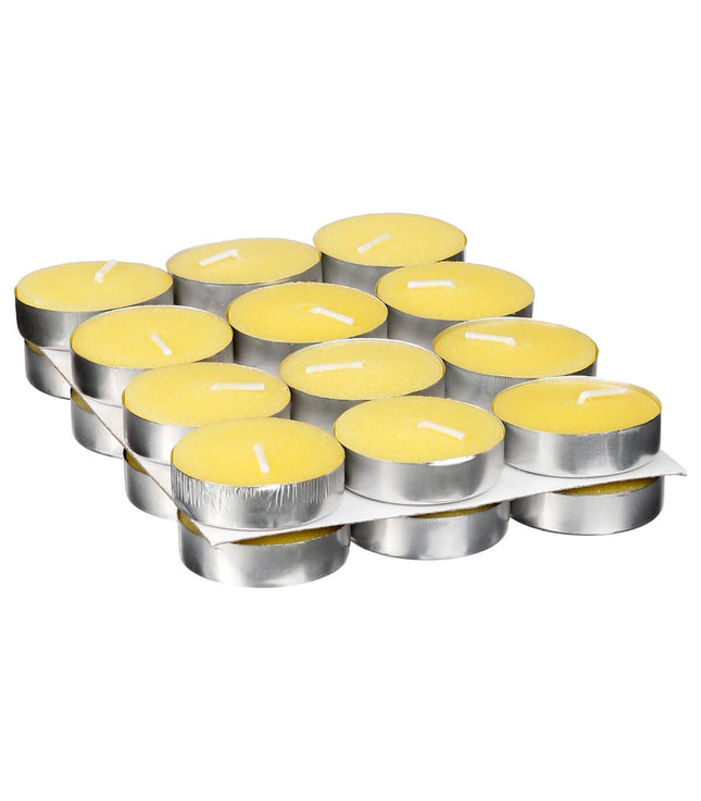 Lote de 24 velas ligeras de té de citronela - 118376BOX