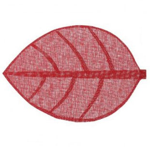 Individuales «hoja» roja - 118842E